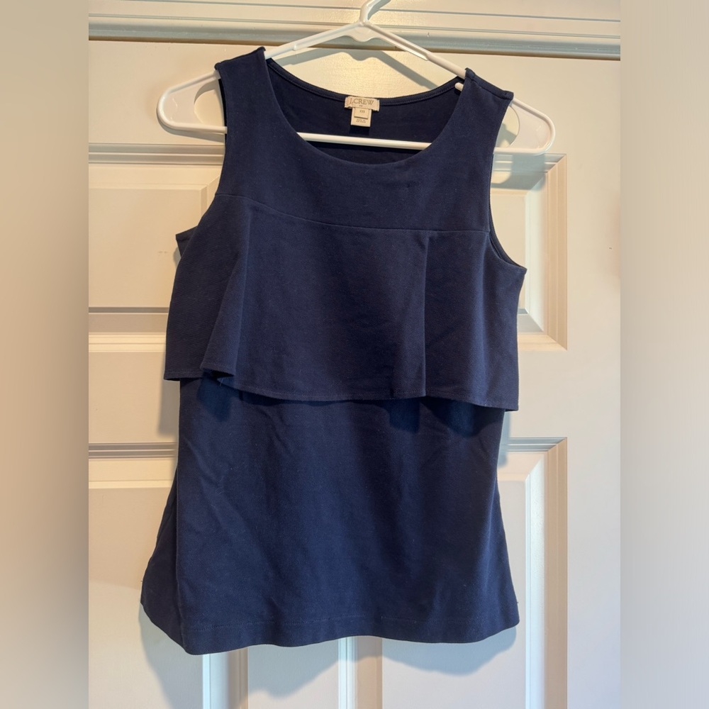 JCrew Ruffle Tank